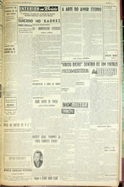 Página do jornal Unitário de maio de 1956