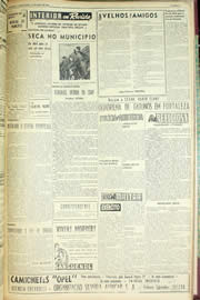 Página do jornal Unitário de maio de 1956
