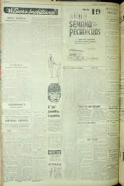 Página do jornal Unitário de maio de 1956