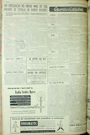 Página do jornal Unitário de maio de 1956