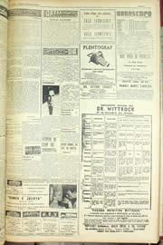 Página do jornal Unitário de maio de 1956