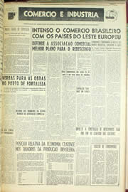 Página do jornal Unitário de maio de 1956