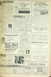 Página do jornal Unitário de maio de 1956