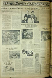 Página do jornal Unitário de maio de 1956