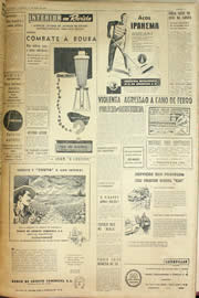 Página do jornal Unitário de maio de 1956