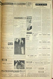 Página do jornal Unitário de maio de 1956