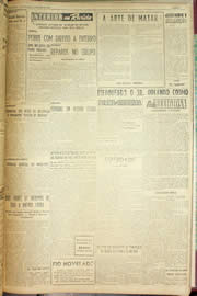 Página do jornal Unitário de maio de 1956