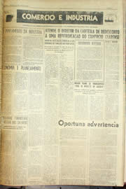 Página do jornal Unitário de junho de 1956