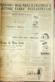 Página do jornal Unitário de junho de 1956