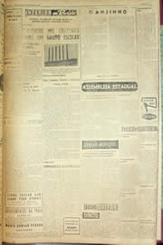 Página do jornal Unitário de junho de 1956