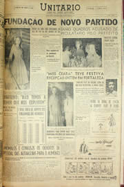 Página do jornal Unitário de junho de 1956