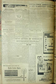 Página do jornal Unitário de junho de 1956