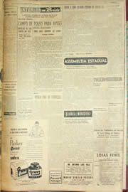 Página do jornal Unitário de junho de 1956