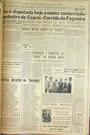 Página do jornal Unitário de junho de 1956