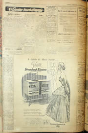Página do jornal Unitário de junho de 1956