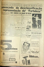 Página do jornal Unitário de junho de 1956