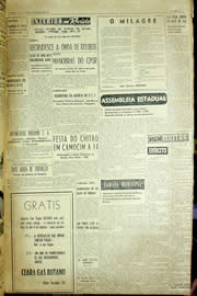 Página do jornal Unitário de julho de 1956
