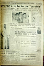 Página do jornal Unitário de julho de 1956