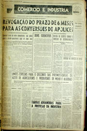 Página do jornal Unitário de julho de 1956