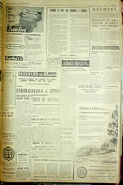 Página do jornal Unitário de julho de 1956