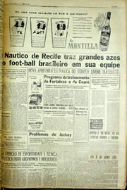 Página do jornal Unitário de julho de 1956