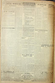 Página do jornal Unitário de julho de 1956