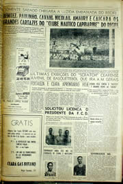 Página do jornal Unitário de julho de 1956