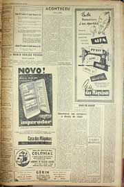 Página do jornal Unitário de julho de 1956