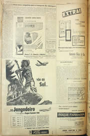 Página do jornal Unitário de julho de 1956