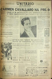 Página do jornal Unitário de julho de 1956