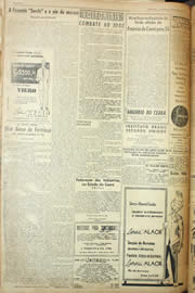 Página do jornal Unitário de julho de 1956