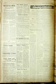 Página do jornal Unitário de julho de 1956