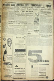 Página do jornal Unitário de julho de 1956
