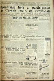 Página do jornal Unitário de agosto de 1956