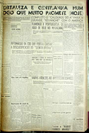 Página do jornal Unitário de agosto de 1956