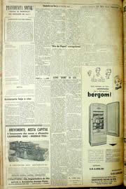 Página do jornal Unitário de agosto de 1956