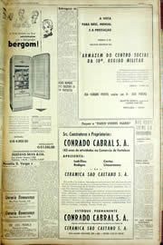 Página do jornal Unitário de agosto de 1956