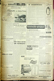 Página do jornal Unitário de agosto de 1956