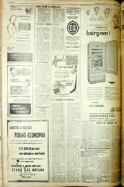 Página do jornal Unitário de agosto de 1956