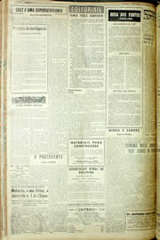 Página do jornal Unitário de agosto de 1956