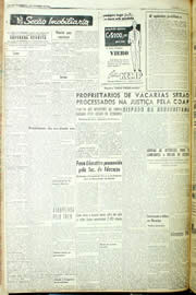 Página do jornal Unitário de setembro de 1956