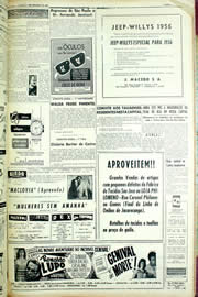 Página do jornal Unitário de setembro de 1956