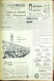 Página do jornal Unitário de setembro de 1956