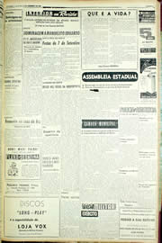 Página do jornal Unitário de setembro de 1956