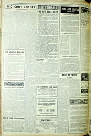 Página do jornal Unitário de setembro de 1956