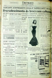 Página do jornal Unitário de setembro de 1956