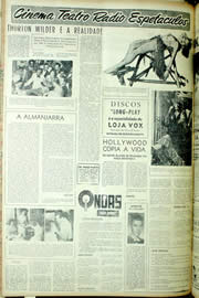 Página do jornal Unitário de setembro de 1956