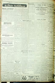 Página do jornal Unitário de setembro de 1956