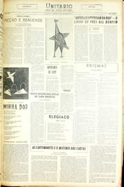 Página do jornal Unitário de setembro de 1956