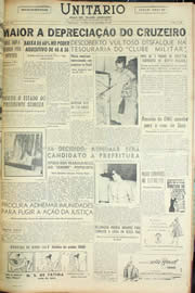 Página do jornal Unitário de setembro de 1956